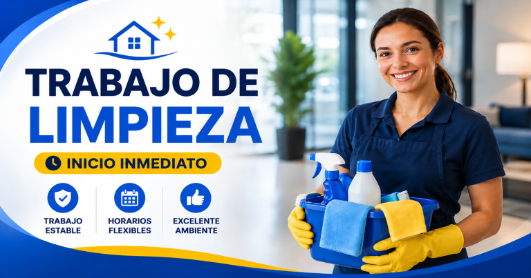 COW ES ¡Trabajos de limpieza con contratación inmediata!