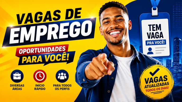 Vagas Abertas com Início Rápido — Encontre Oportunidades Perto de Você