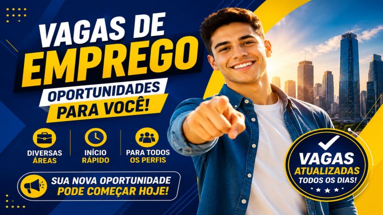 Vagas de Emprego Abrindo Agora — As Mais Procuradas Preencham Rápido